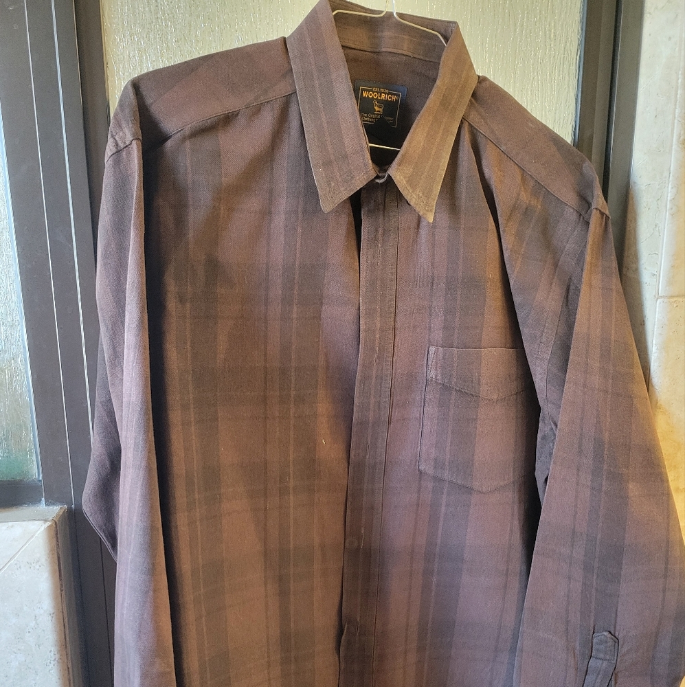 Woolrich starched men's shirt